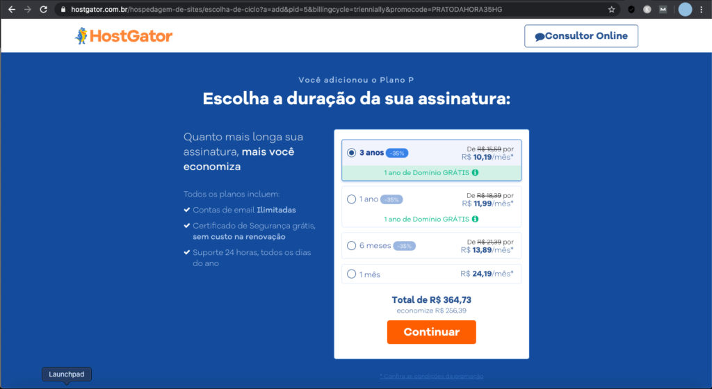 manhadedomingo plano de hospedagem anual ou mensal hostgator blog pessoal