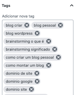 manhadedomingo tags para os posts