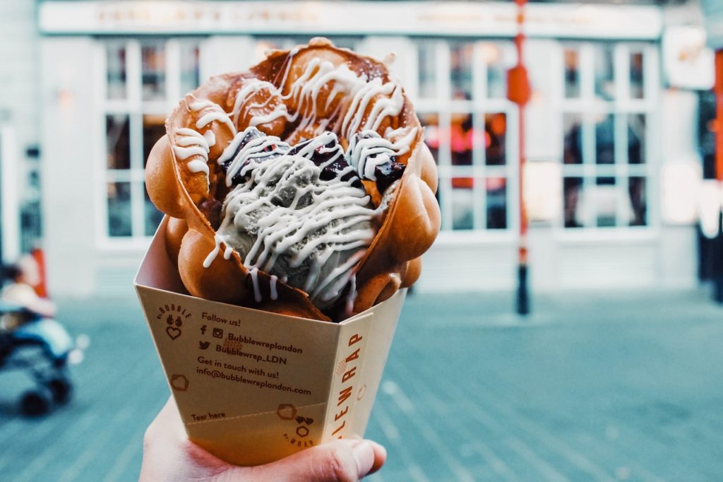 manhadedomingo waffle no cone