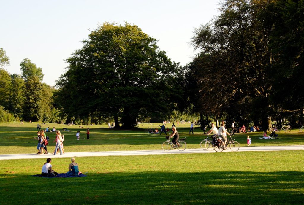 manhã de domingo parque