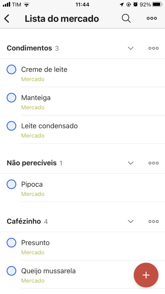 manhã de domingo todoist