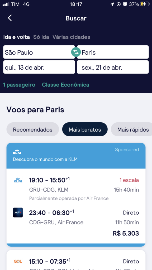 manhã de domingo skyscanner