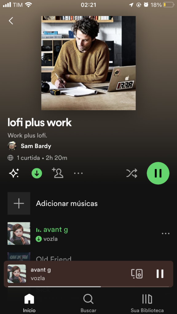 manhã de domingo spotify