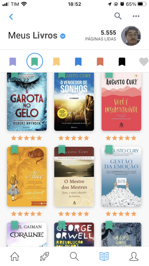 manhã de domingo o que fazer no celular livros